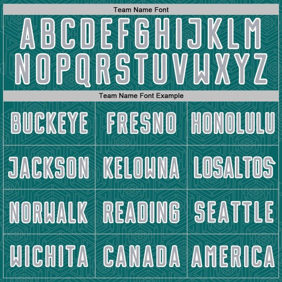 Sublimation Gray-White Geometric Uniform Jersey Custom Shape Soccer Sports Teal Sublimation Gray-White Geometric Uniform Jersey Custom Shape Soccer Sports Teal