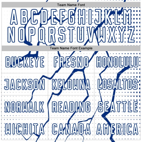 White Royal Jersey Sublimation Uniform Lightning Custom Sports Soccer