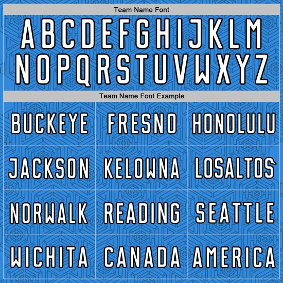 Sports Shape White-Black Sublimation Uniform Jersey Soccer Blue Powder Geometric Custom Sports Shape White-Black Sublimation Uniform Jersey Soccer Blue Powder Geometric Custom