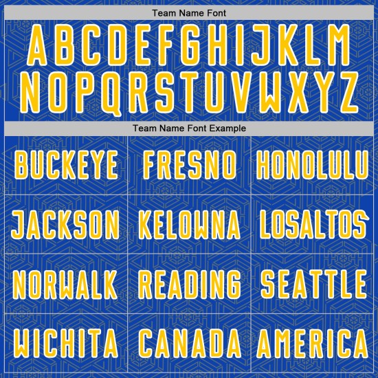 Soccer Jersey Geometric Uniform Shape Sublimation Sports Blue Thunder Yellow-White Custom