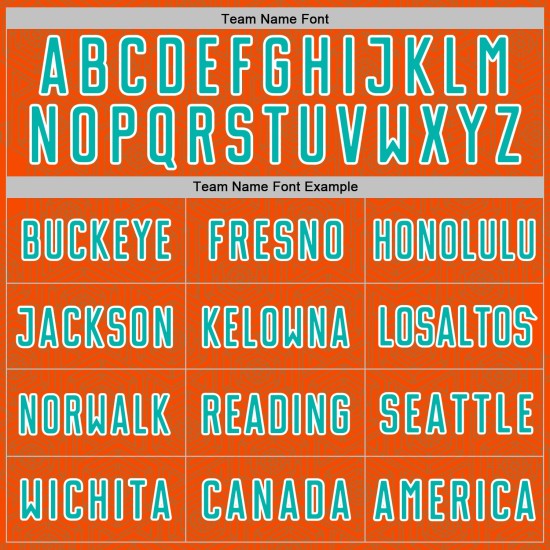 Custom Orange Uniform Sublimation Soccer Jersey Geometric Sports Shape Aqua-White Custom Orange Uniform Sublimation Soccer Jersey Geometric Sports Shape Aqua-White